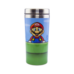Vaso de viaje Super Mario tubería