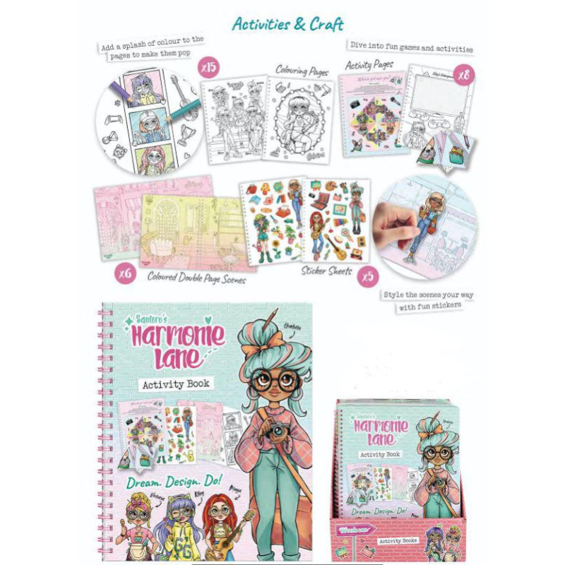 Cuaderno de Actividades Harmonie Lane Charlotte