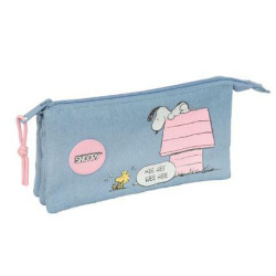PORTATODO SNOOPY TRIPLE VAQUERO