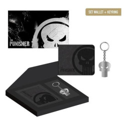 SET REGALO CARTERA Y LLAVERO THE PUNISHER