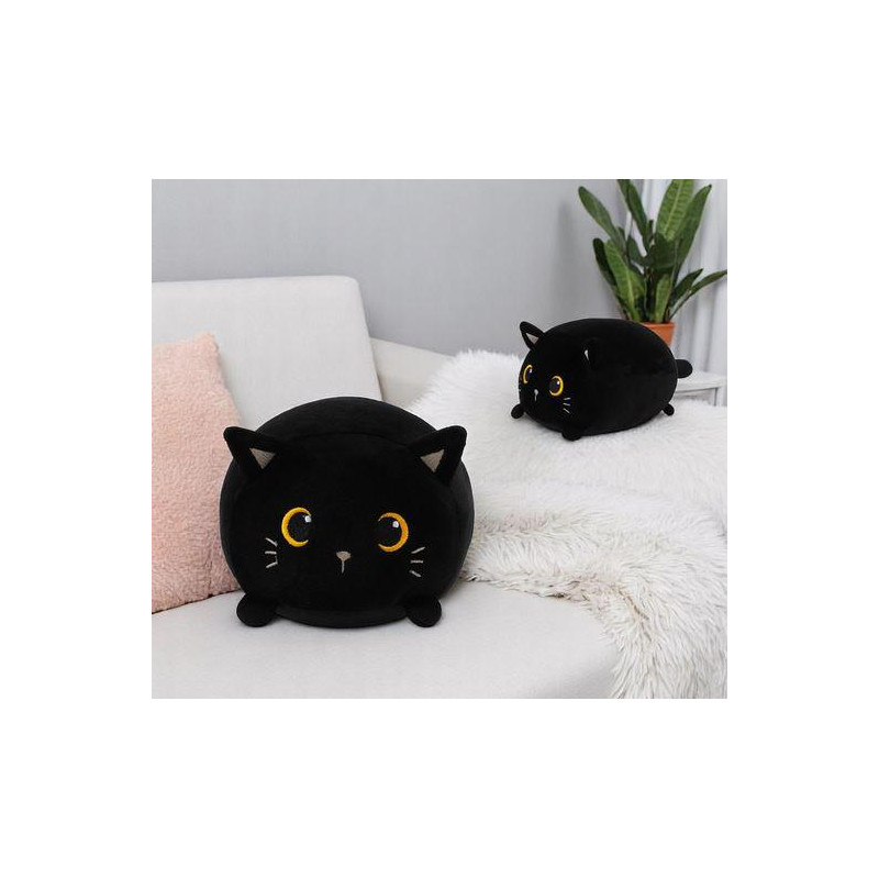 Cojin 25cm Gato Negro