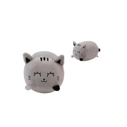 Cojin pequeño gato Gris 15 cm