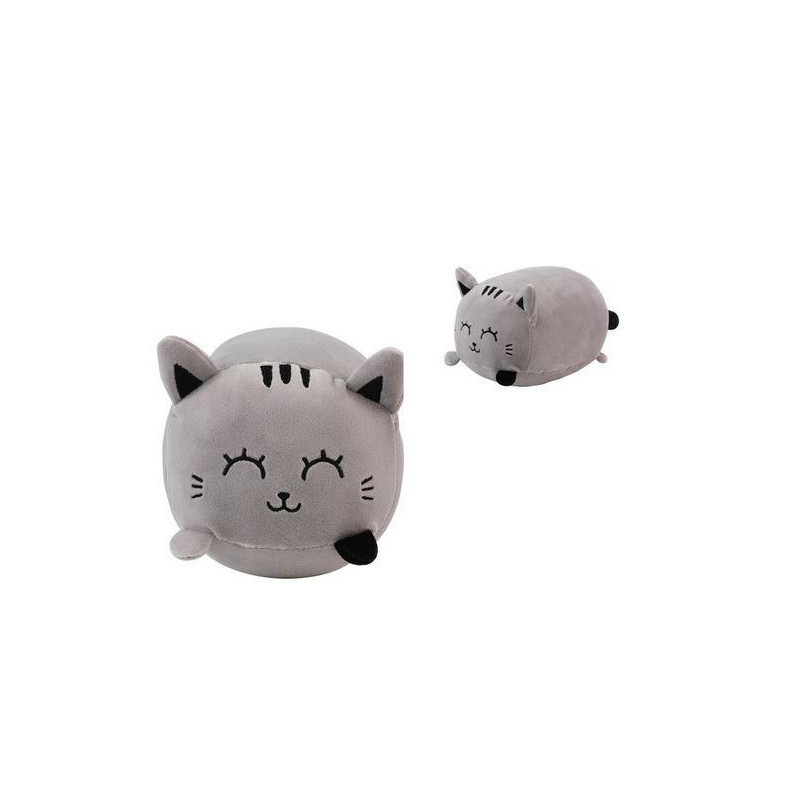 Cojin pequeño gato Gris 15 cm