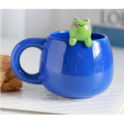 Taza ceramica con Charm Froggy