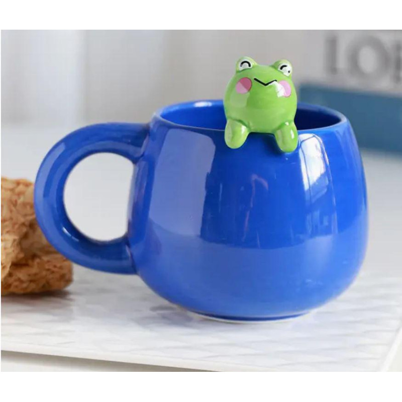 Taza ceramica con Charm Froggy