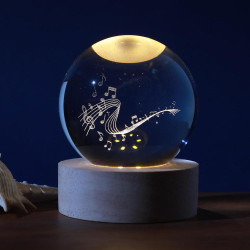 Lampara Bola de Cristal Music