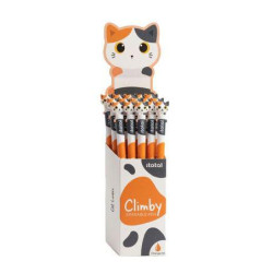 BOLIGRAFO BORRABLE CLIMBY GATO TRICOLOR 
