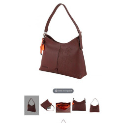 Bolso Hombro Lois Whisler GRANATE