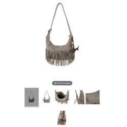 Bolso Bandolera Lois Omaha TAUPE