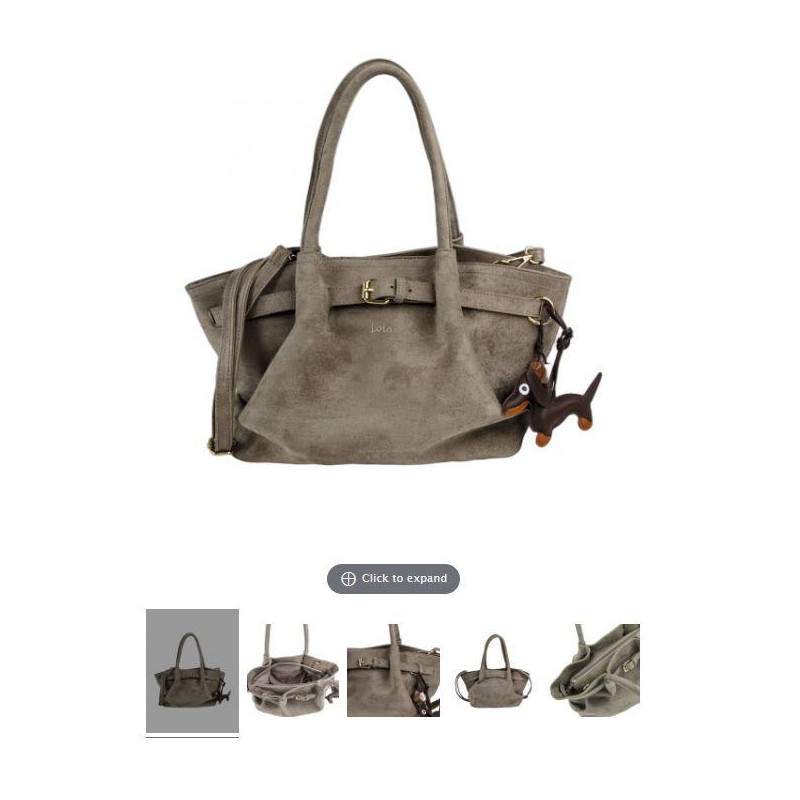 Bolso De Hombro Con Bandolera Lois TAUPE