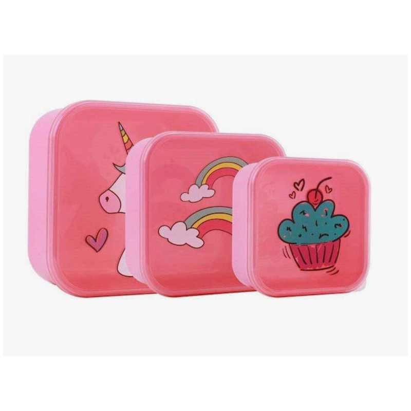 SET SNACK BOX UNICORNIO 
