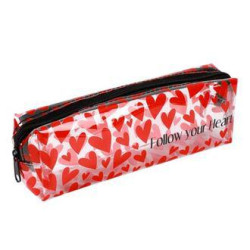 ESTUCHE PVC FOLLOW YOUR HEART 