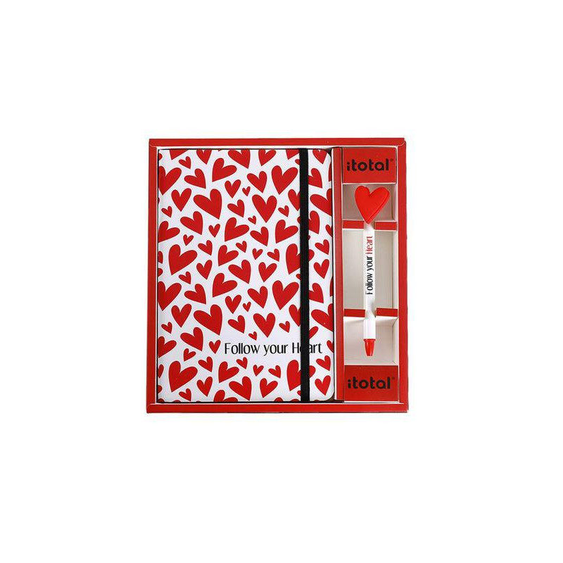 CUADERNO BOLIGRAFO FOLLOW YOUR HEART