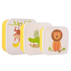 SET SNACK BOX ANIMALS 