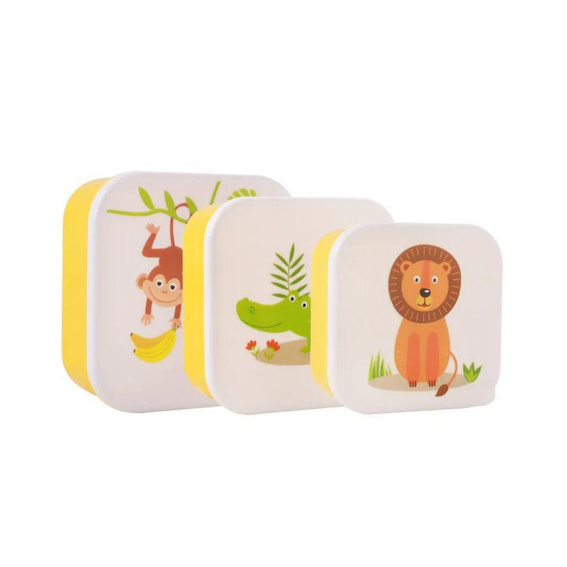 SET SNACK BOX ANIMALS 