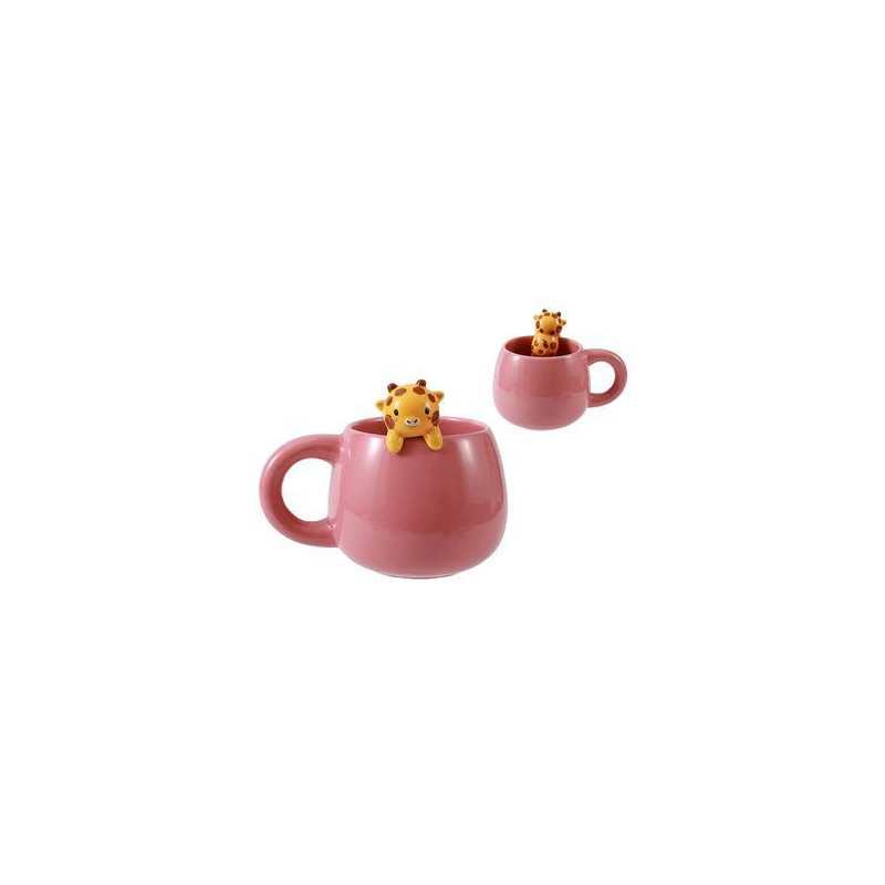 TAZA CHARM JIRAFA