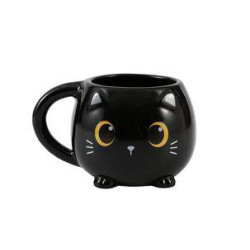 TAZA CHUNKY GATO NEGRO 