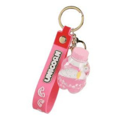 LLAVERO LIQUID BOTELLA UNICORNIO