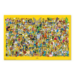 POSTER THE SIMPSONS PERSONAJES