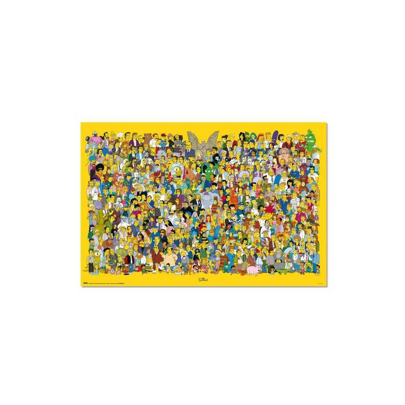 POSTER THE SIMPSONS PERSONAJES
