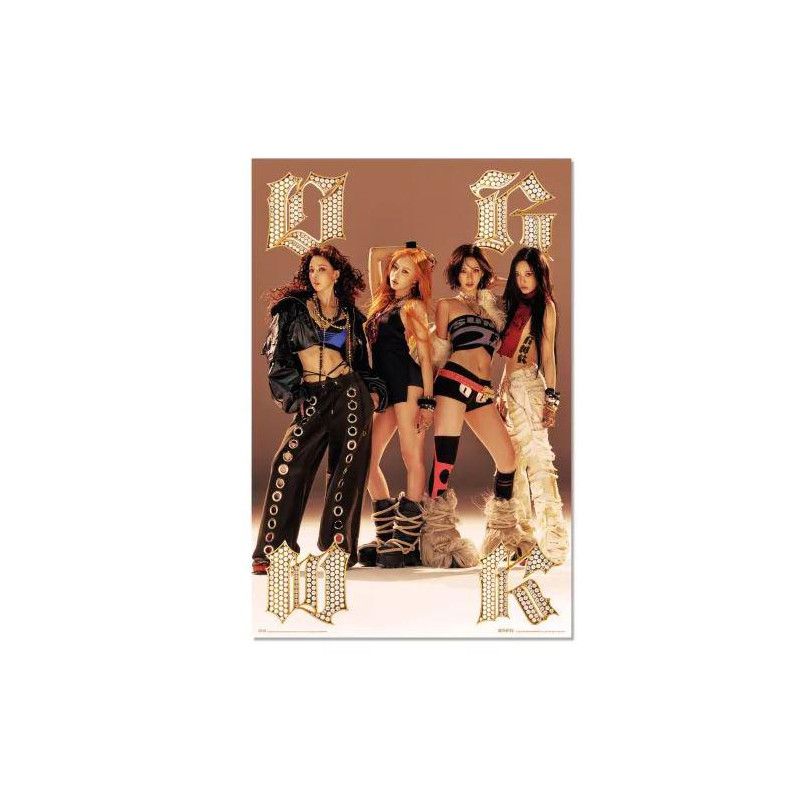 POSTER AESPA DIRTY WORK