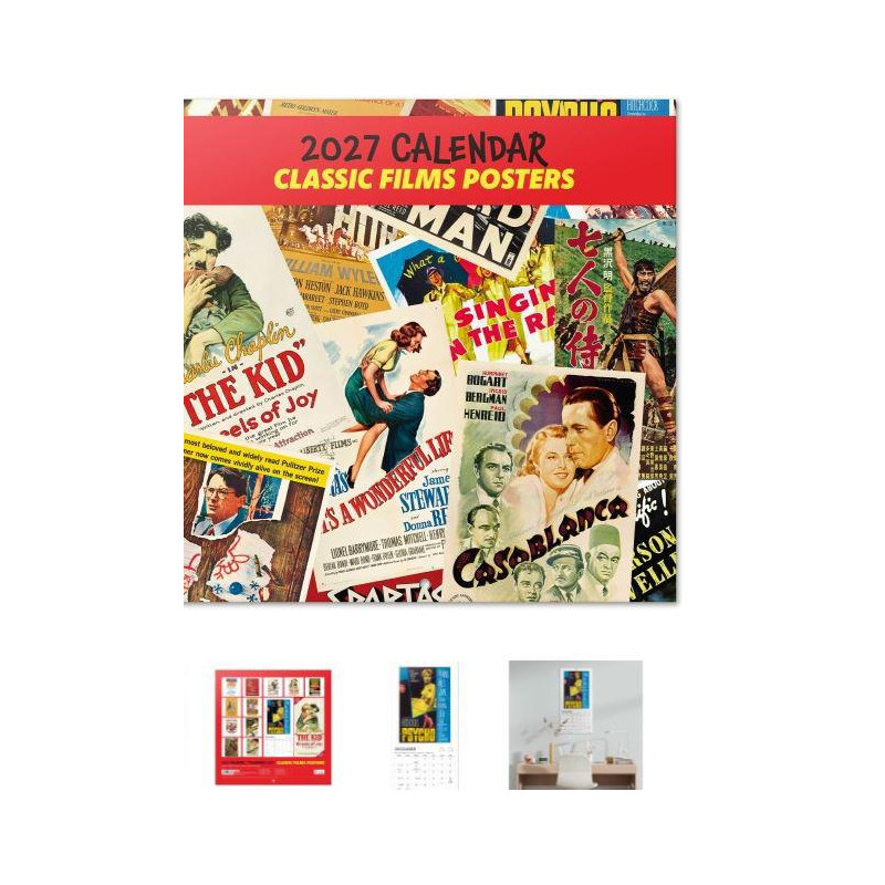 CALENDARIO 2027 30X30 CLASICOS DEL CINE