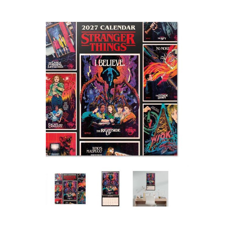 CALENDARIO 2027 30X30 STRANGER THING