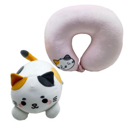 Almohada de Viaje y Peluche 2 en 1 Swapseazzz Gato