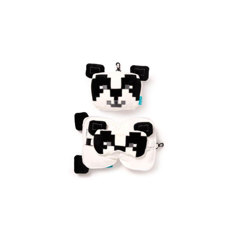 Almohada de Viaje con Antifaz Panda Minecraft