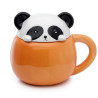 Taza de Cerámica con Tapa Oso Panda