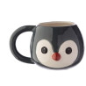 Taza de Cerámica 3D con Forma Cabeza de pingüino