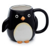 Taza de Cerámica 3D con Forma Pingüino 