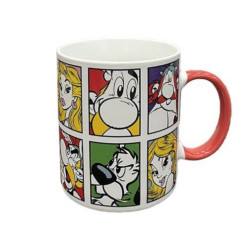 Taza de Porcelana con Retratos de Astérix