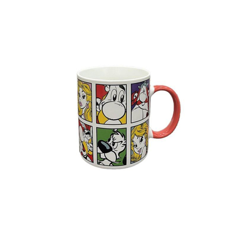 Taza de Porcelana con Retratos de Astérix