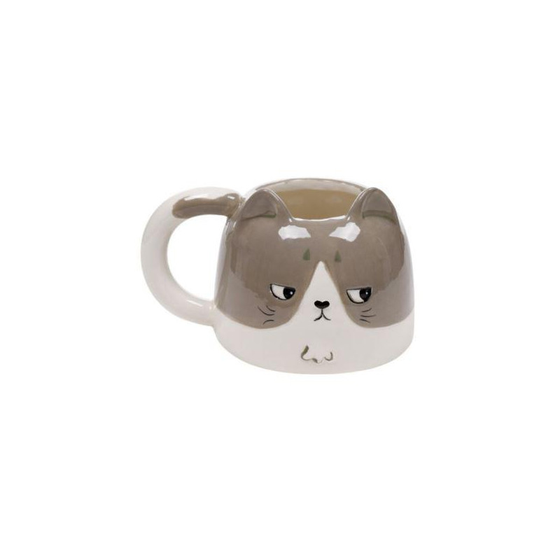 Taza de Cerámica con Forma de Gato Gatsby
