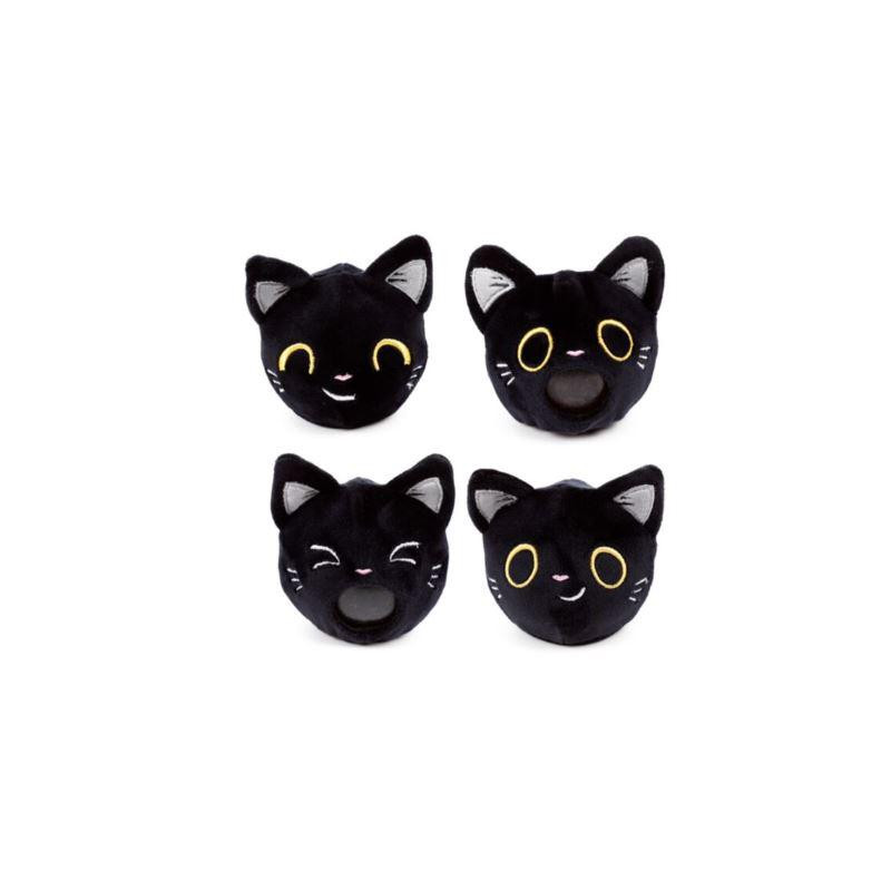 Juguete Estrujable Queasy Squeezies Gato Negro