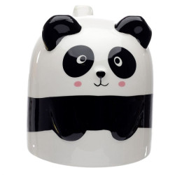 Tazón de Cerámica 3D con Forma - Oso Panda Abajo