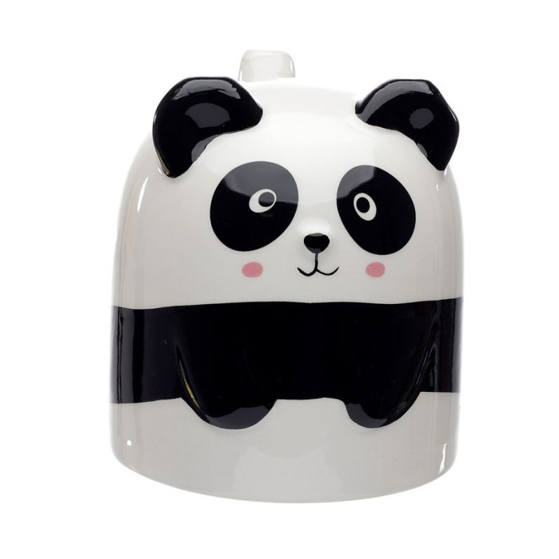 Tazón de Cerámica 3D con Forma - Oso Panda Abajo