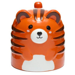 Tazón de Cerámica 3D con Forma Tigre