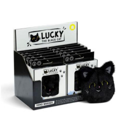Calentador de Manos Manos Peluche Gato Negro 