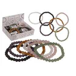 Pulsera de cuentas de piedras preciosas