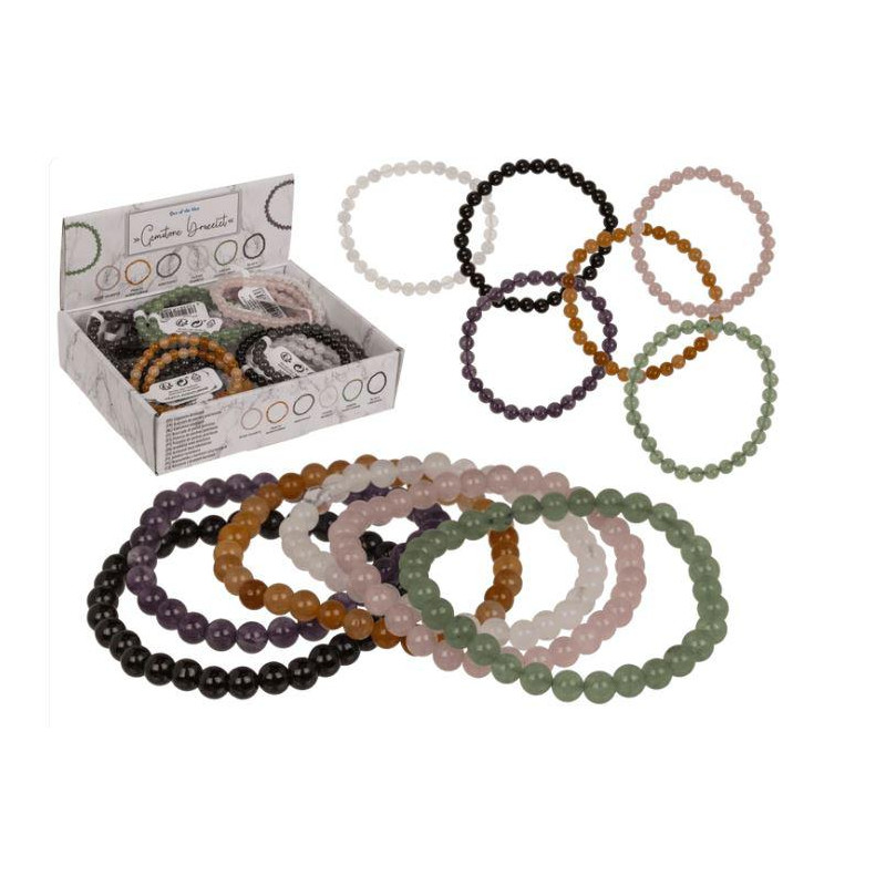 Pulsera de cuentas de piedras preciosas