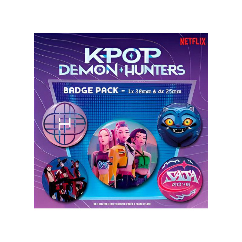 Blister 5 Insignias KPop Demon Hunters