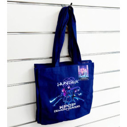 Bolsa shopping Huntrix KPop Demon Hunters Azul