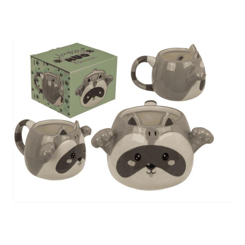 Taza Mapache Manos