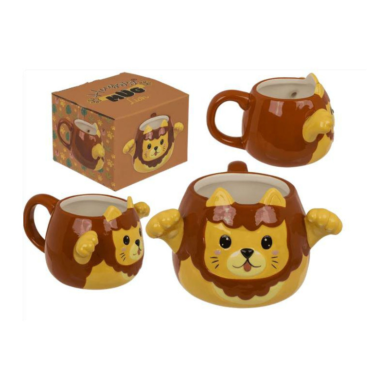Taza Leon Manos