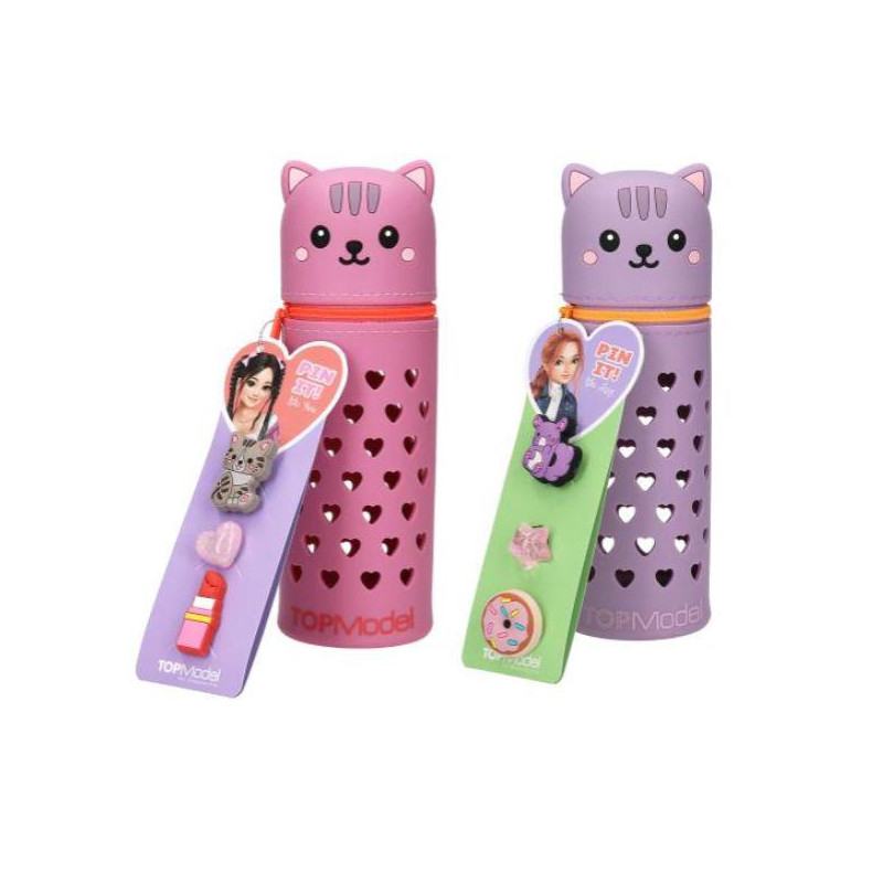 TOP MODEL Estuche de silicona gato PIN IT