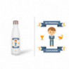 BOTELLA 1º COMUNION NIÑO ACERO INOX-TERMO - 002