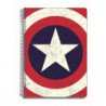 Cuaderno A-4 CAPITÁN AMÉRICA""