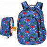 Mochila triple con estuche Cherries Coolpack